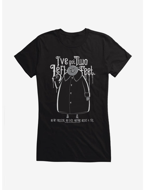 Addams Family Two Left Feet Girls T-Shirt