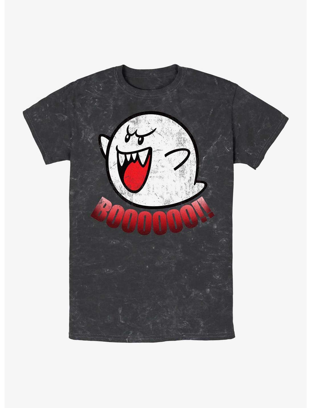 T-shirt lavé aux minéraux Super Mario Boo Ghost