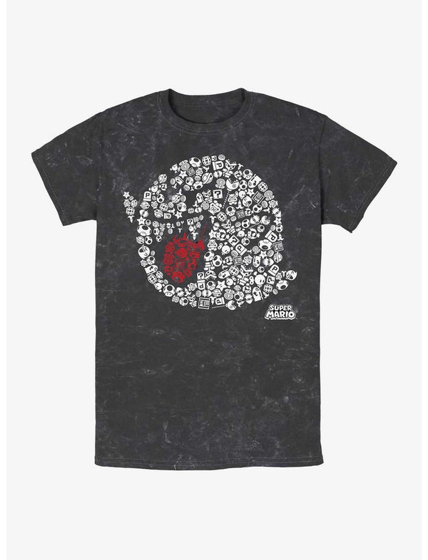 Nintendo Super Mario Boo Tastic Mineral Wash T-Shirt