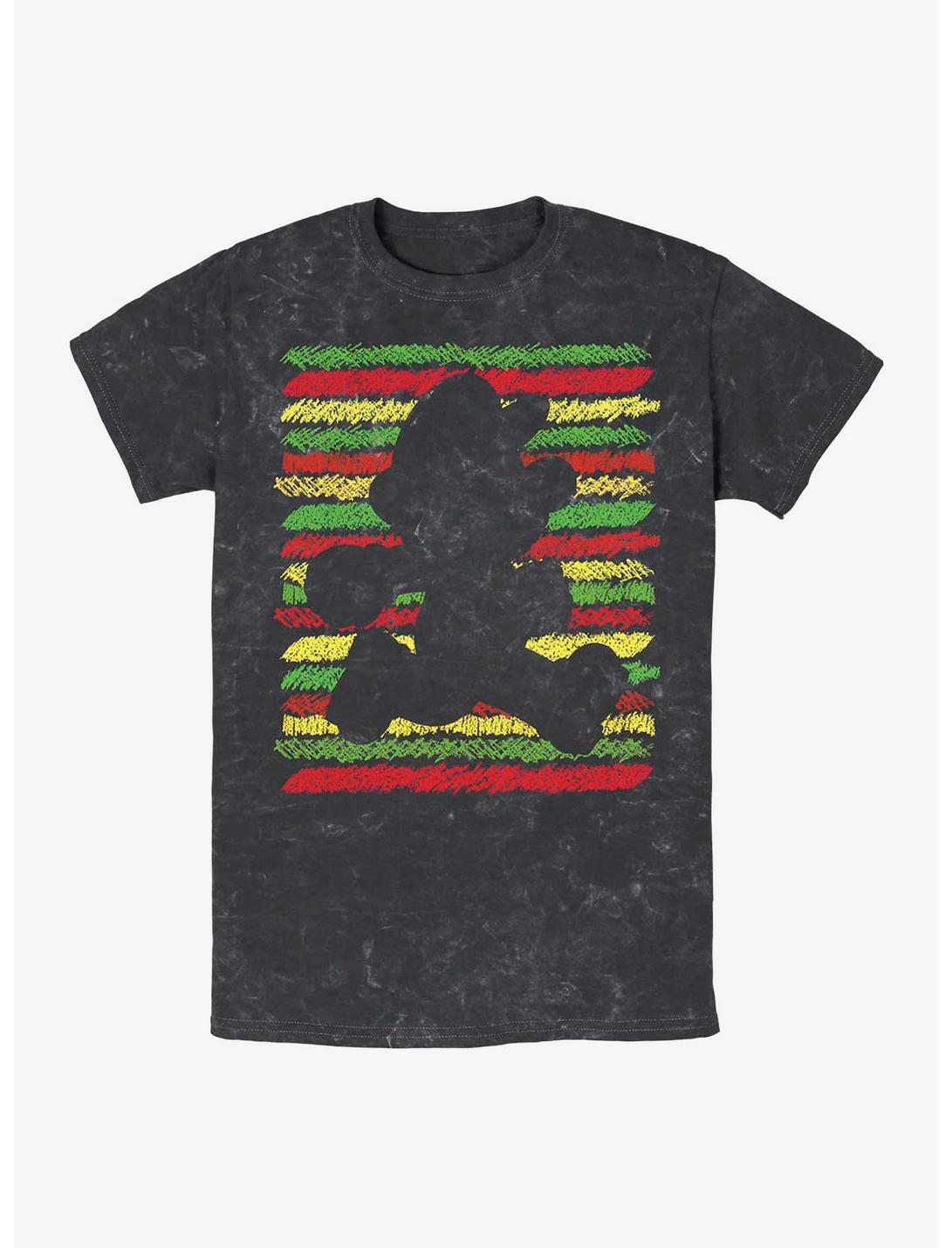 T-shirt Nintendo Mario Overlay délavé aux minéraux