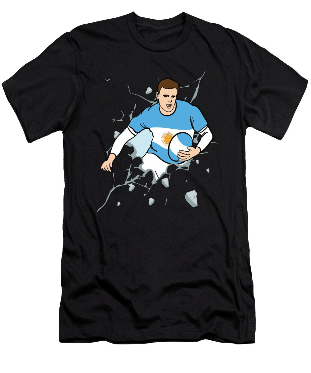 2 Argentina Rugby Union Jersey 2019 Fans Kit for Argentinian Supporters Players Coaches and Teams Martin Hicks T-Shirt