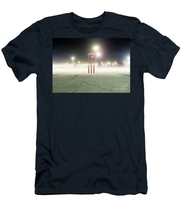 2 Ball Striking Illuminated Cricket Wickets Allan Swart T-Shirt