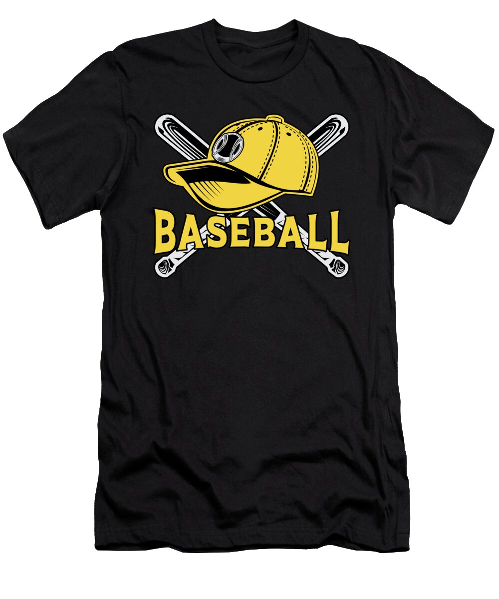 2 Baseball Sports Catcher Pitcher Bat Funny Gift Tshirtconcepts Marvin Poppe T-Shirt