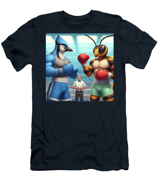 2 Bluejay Vs Hornet James Spears T-Shirt