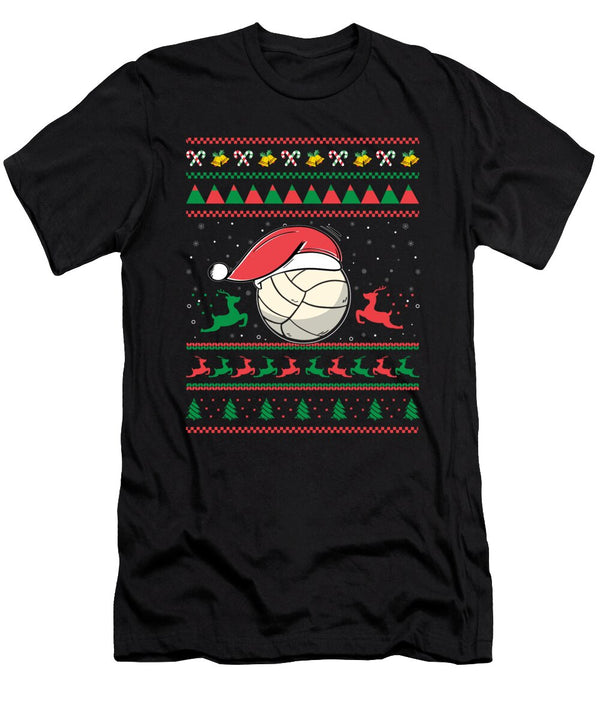 2 Christmas Volleyball Funny Sport Lover Xmas Gift Haselshirt T-Shirt