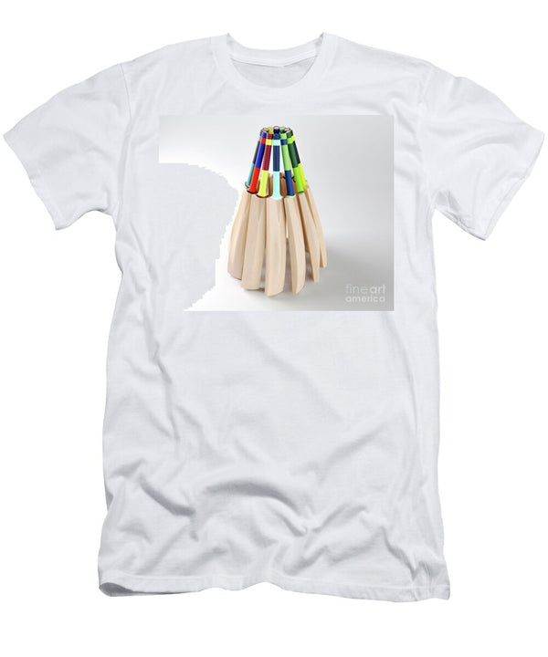 2 Circular Array of Cricket Bats Allan Swart T-Shirt
