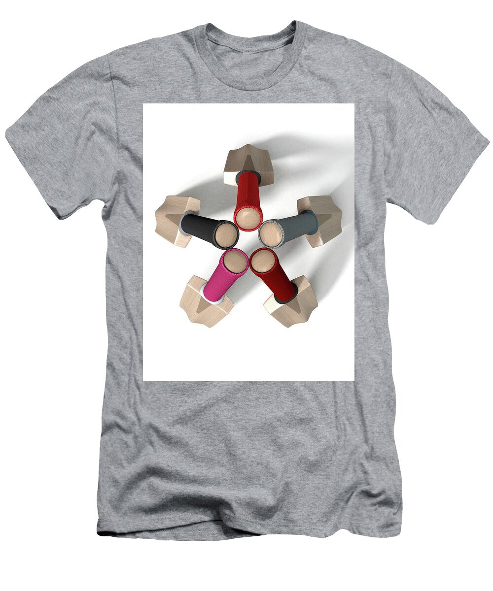 2 Cricket Bat Circle Allan Swart T-Shirt