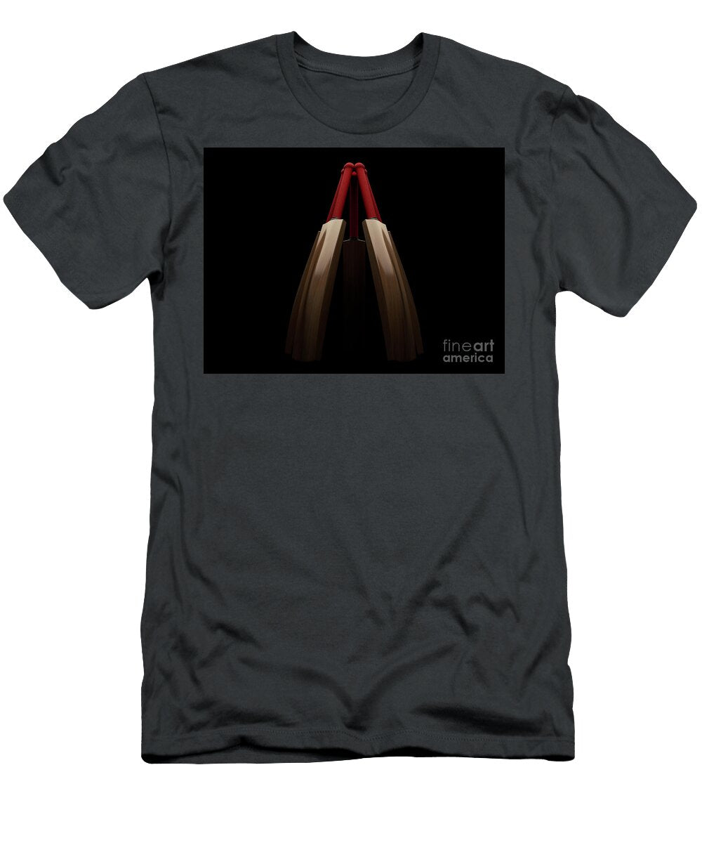 2 Cricket Bat Circle Dislay Allan Swart T-Shirt