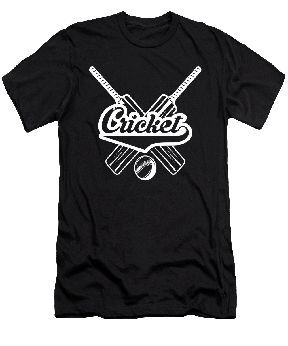 2 Cricket Cricketer Moon T-Shirt