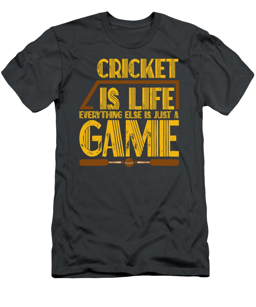 2 Cricket for Men Women Kids Player Batsman Bowler Crazy Squirrel T-Shirt