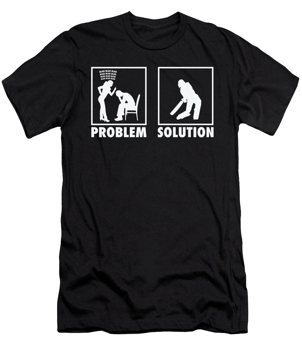 2 Cricket Game Cricket Player Statement Problem Solution Toms Store T-Shirt