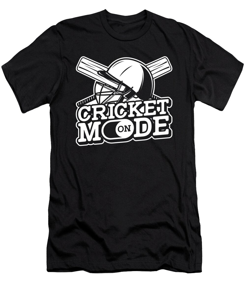 2 Cricket Player Batsman Umpire Bowler Crazy Squirrel T-Shirt