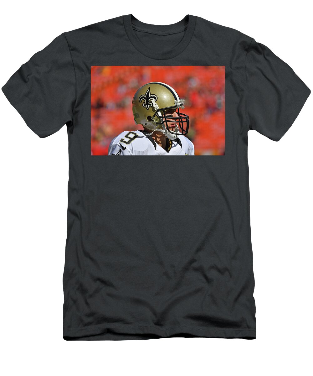 2 Drew Brees Peter Aiken T-Shirt