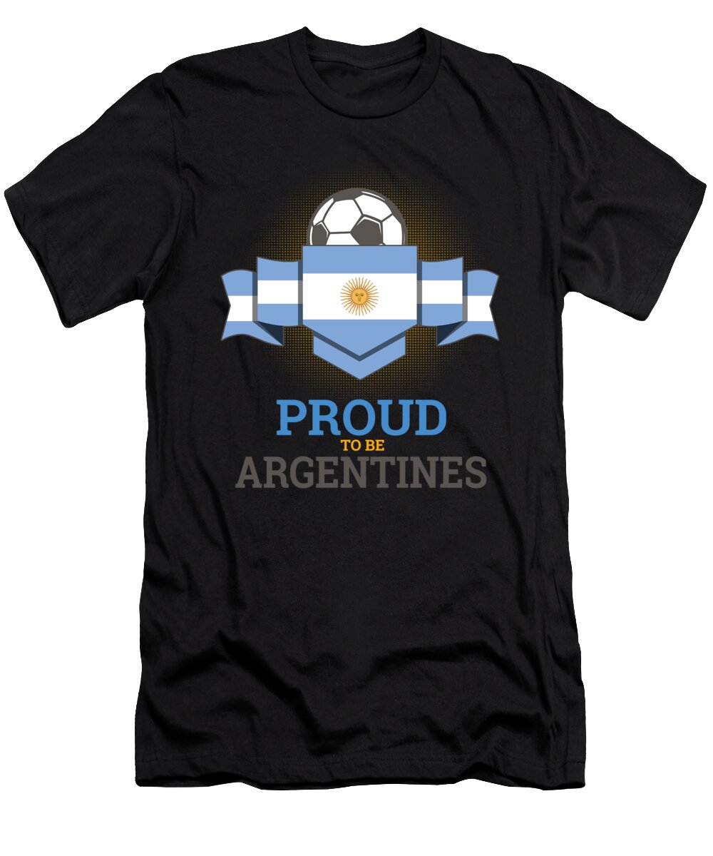 2 Football Argentines Argentina Soccer Team Sports Footballer Goalie Rugby Gift Thomas Larch T-Shirt