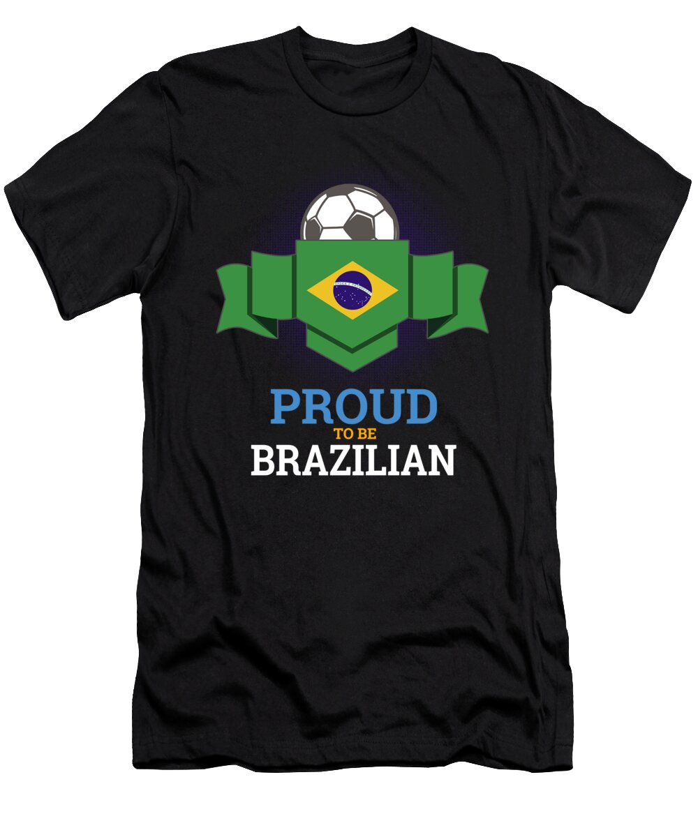 2 Football Brazilian Brazil Soccer Team Sports Footballer Goalie Rugby Gift Thomas Larch T-Shirt