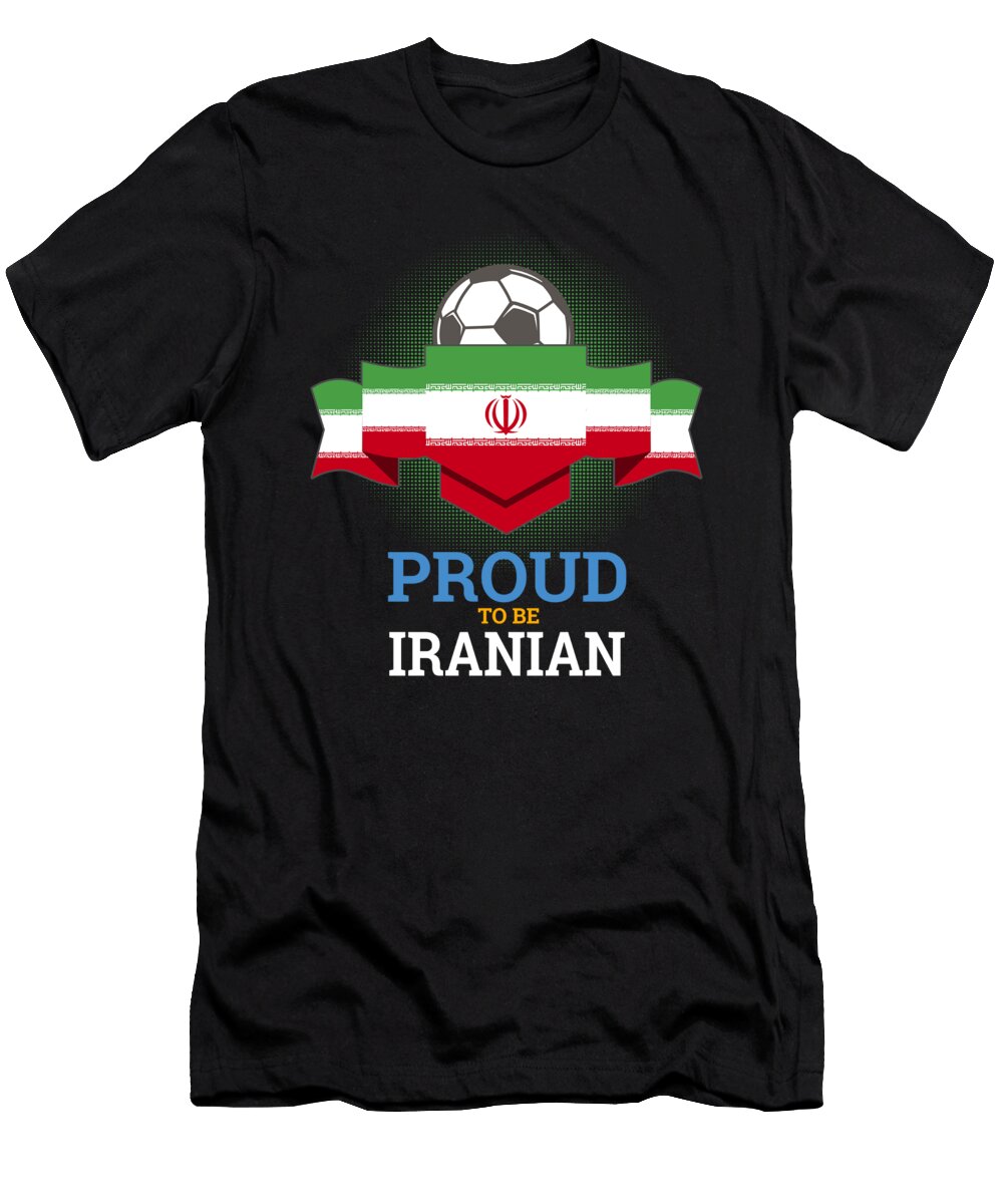 2 Football Iranian Iran Soccer Team Sports Footballer Goalie Rugby Gift Thomas Larch T-Shirt