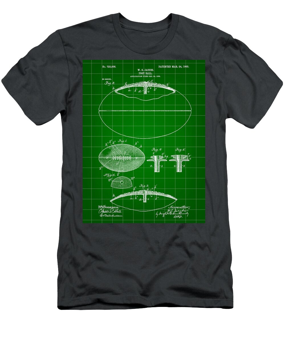 2 Football Patent 1903 Stephen Younts T-Shirt