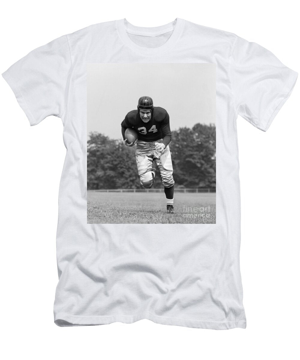 2 Football Player Running with Ball H Armstrong Robertsclassicstock T-Shirt