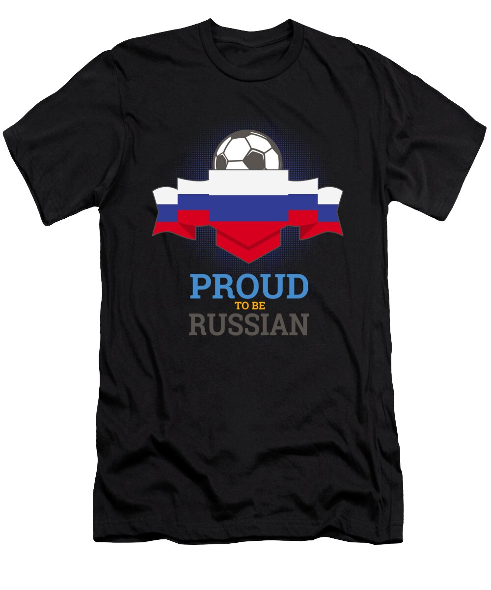2 Football Russian Russia Soccer Team Sports Footballer Goalie Rugby Gift Thomas Larch T-Shirt