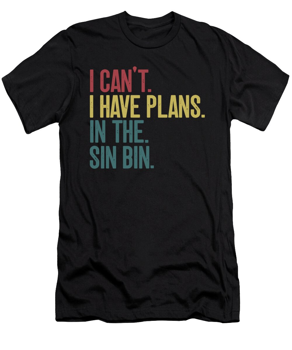 2 Funny Ice Hockey Player Sin Bin Me T-Shirt