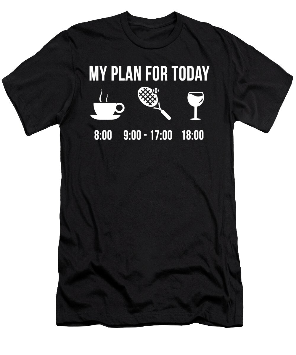 2 Funny Volleyball Athlete Sports My Plan for Today Lukas Davis T-Shirt