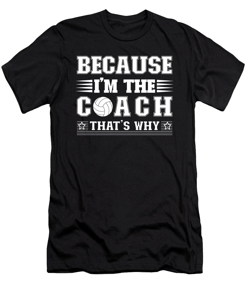 2 Funny Volleyball Coach Me T-Shirt
