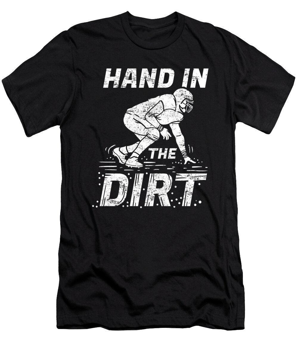 2 Hand in the Dirt Football Soccer Rugby Sport Game Haselshirt T-Shirt