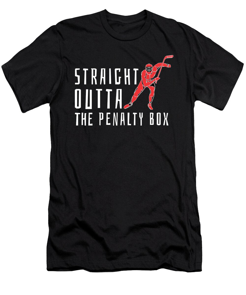 2 Hockey Penalty Box Funny Hockey Eq Designs T-Shirt