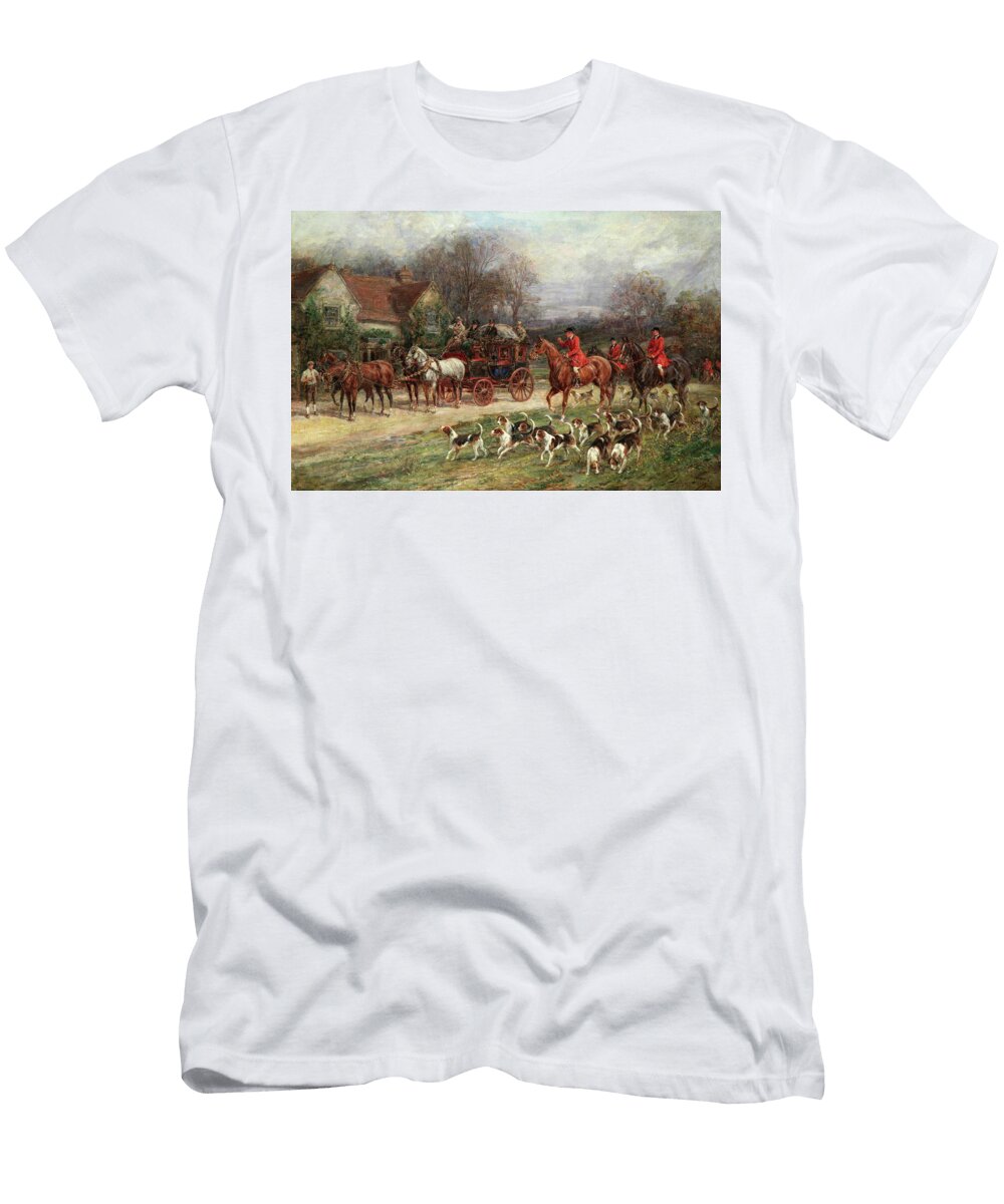 2 Hunting Scene Heywood Hardy T-Shirt