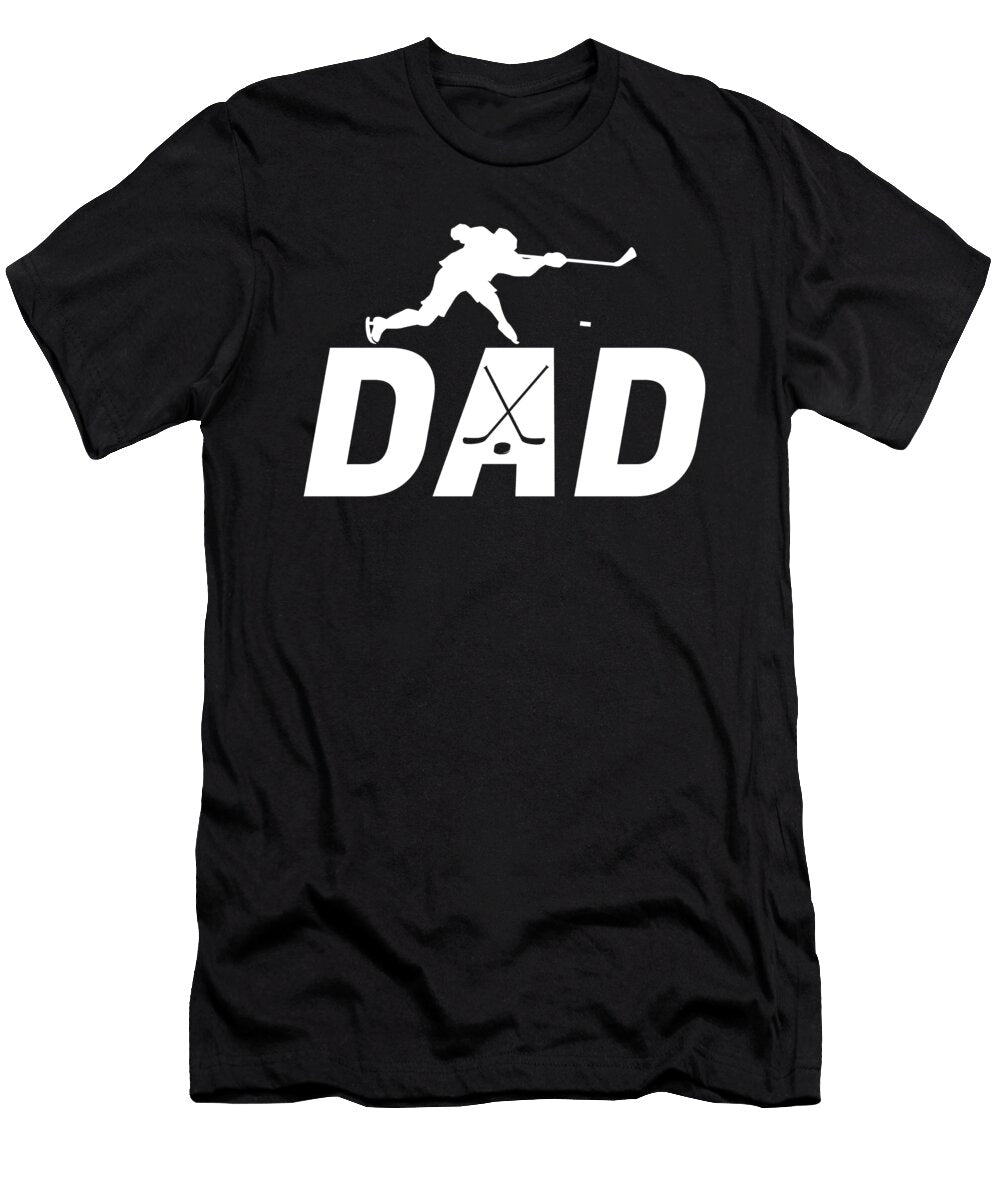 2 Ice Hockey Dad Gift Eq Designs T-Shirt