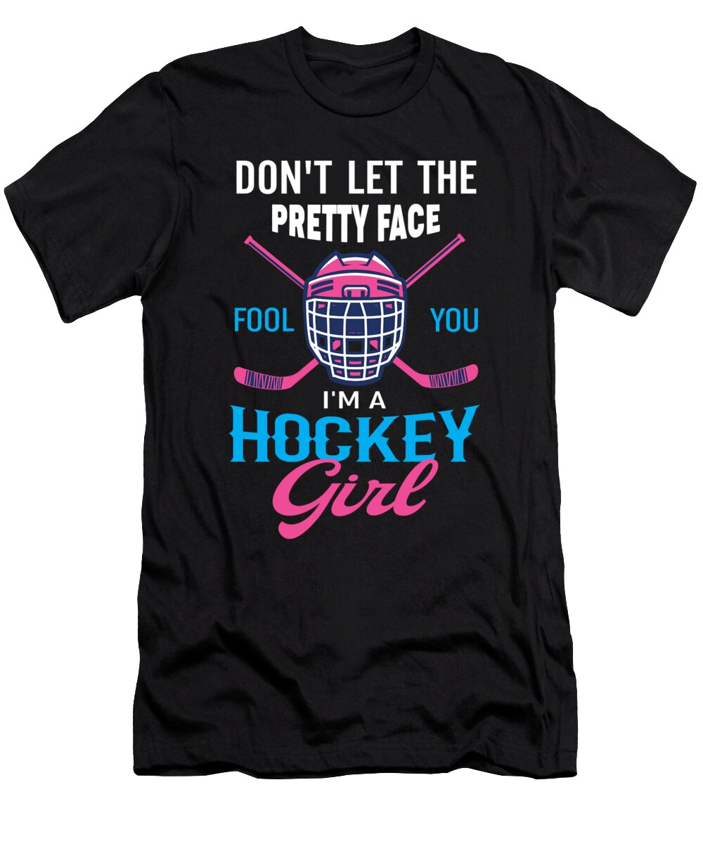 2 Ice Hockey Gift for Ice Hockey Girl Raphaelartdesign T-Shirt