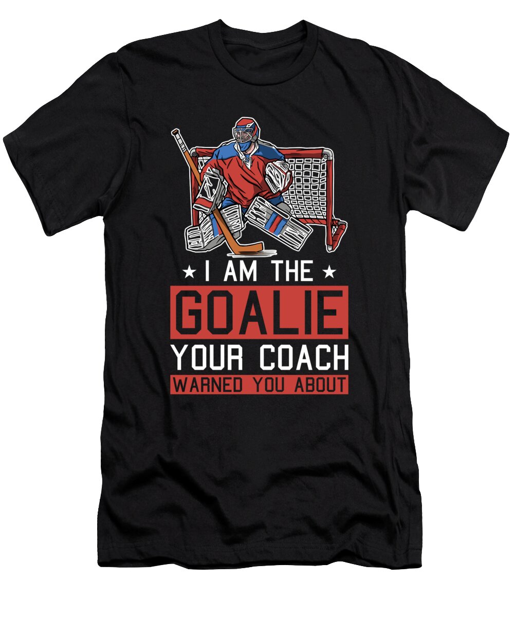 2 Ice Hockey Goalie Goaltender Crazy Squirrel T-Shirt