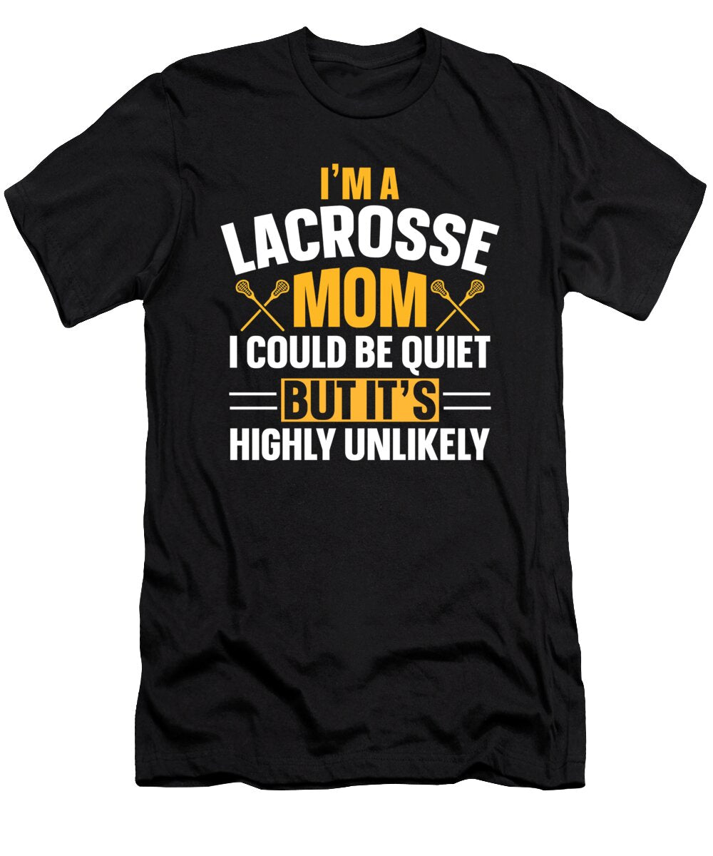2 Im a Lacrosse Mom Funny Mothers Day Goalie Haselshirt T-Shirt