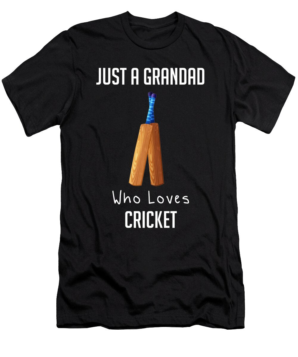 2 Just a Grandad Who Loves Cricket Cynto T-Shirt