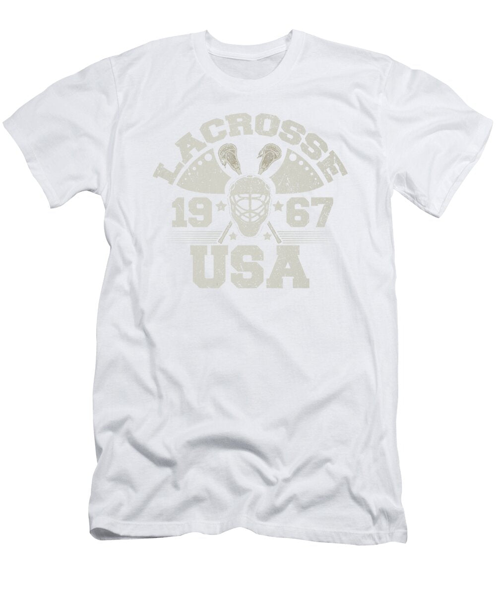 2 Lacrosse Lover USA Lacrosse 1967 Kanig Designs T-Shirt