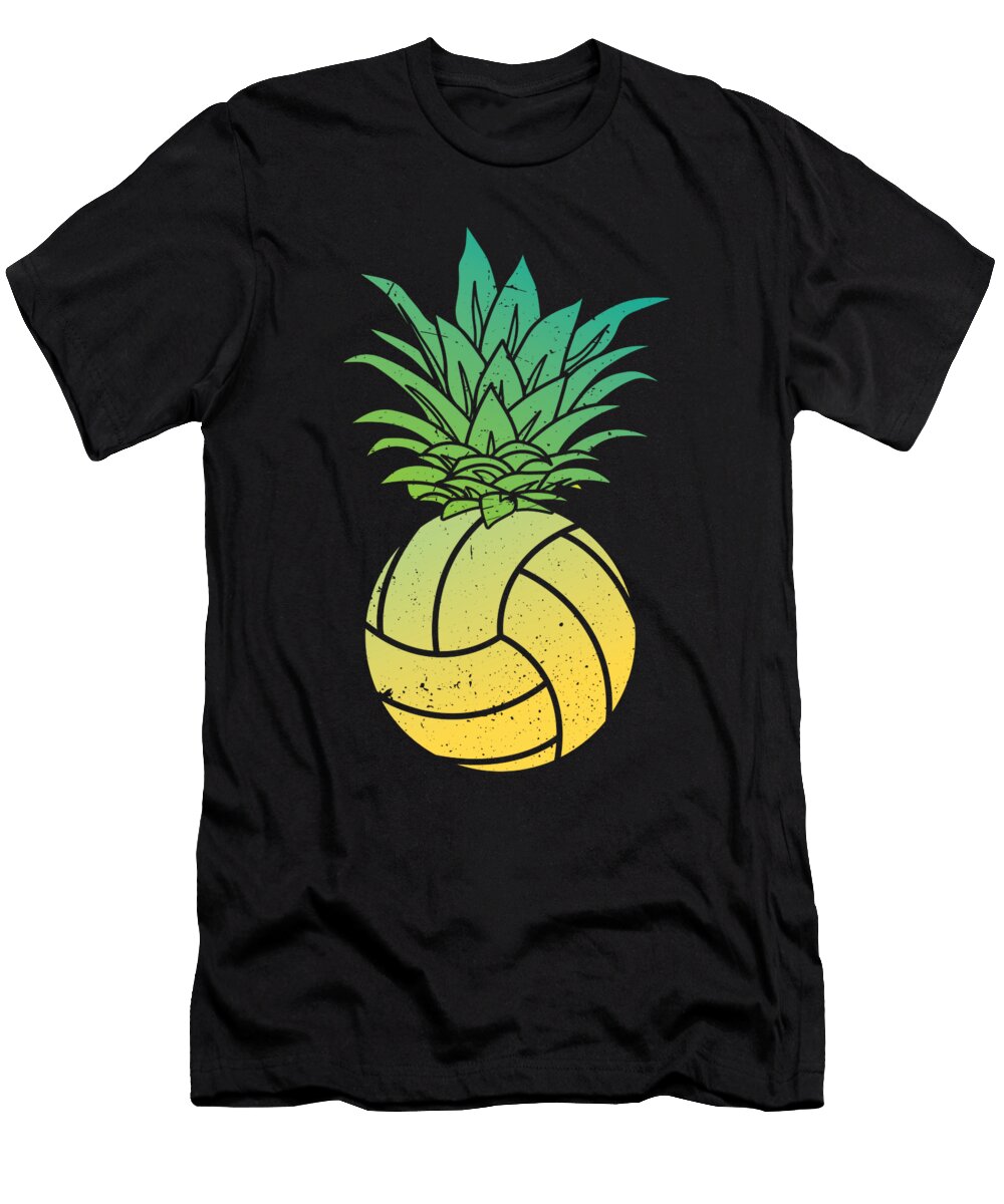 2 Pineapple Volleyball Funny Tropical Fruit Gift Haselshirt T-Shirt