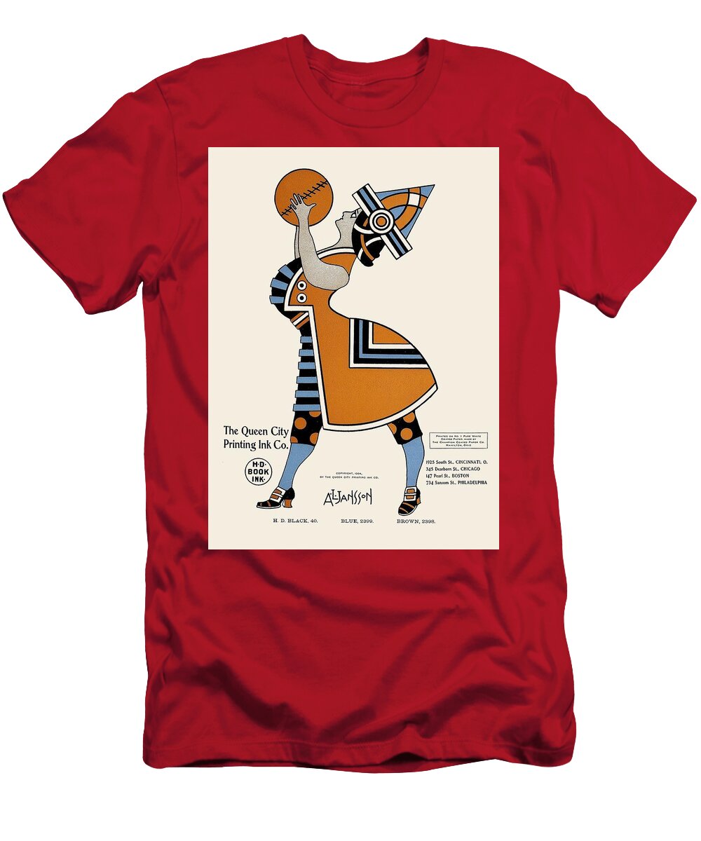 2 Queen City Ink Ad Augustus Jansson Swedish T-Shirt