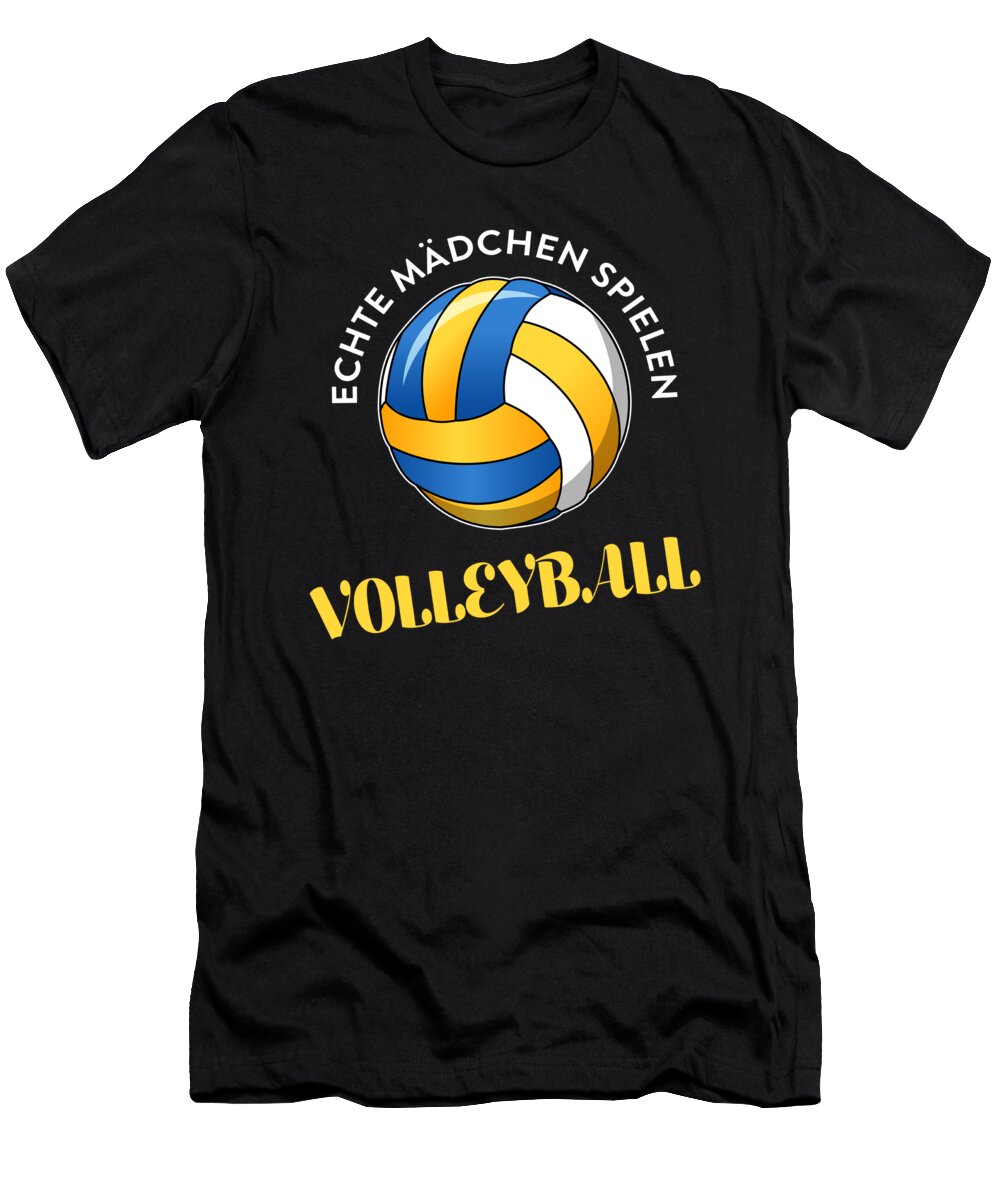 2 Real Girls Playing Volleyball Alessandra Roth T-Shirt