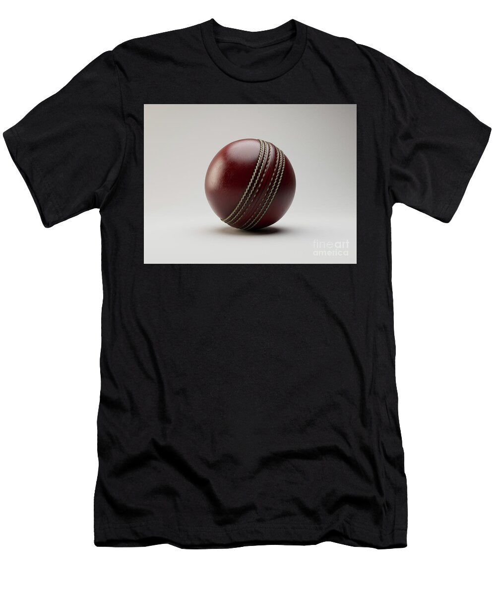 2 Red Cricket Ball Allan Swart T-Shirt