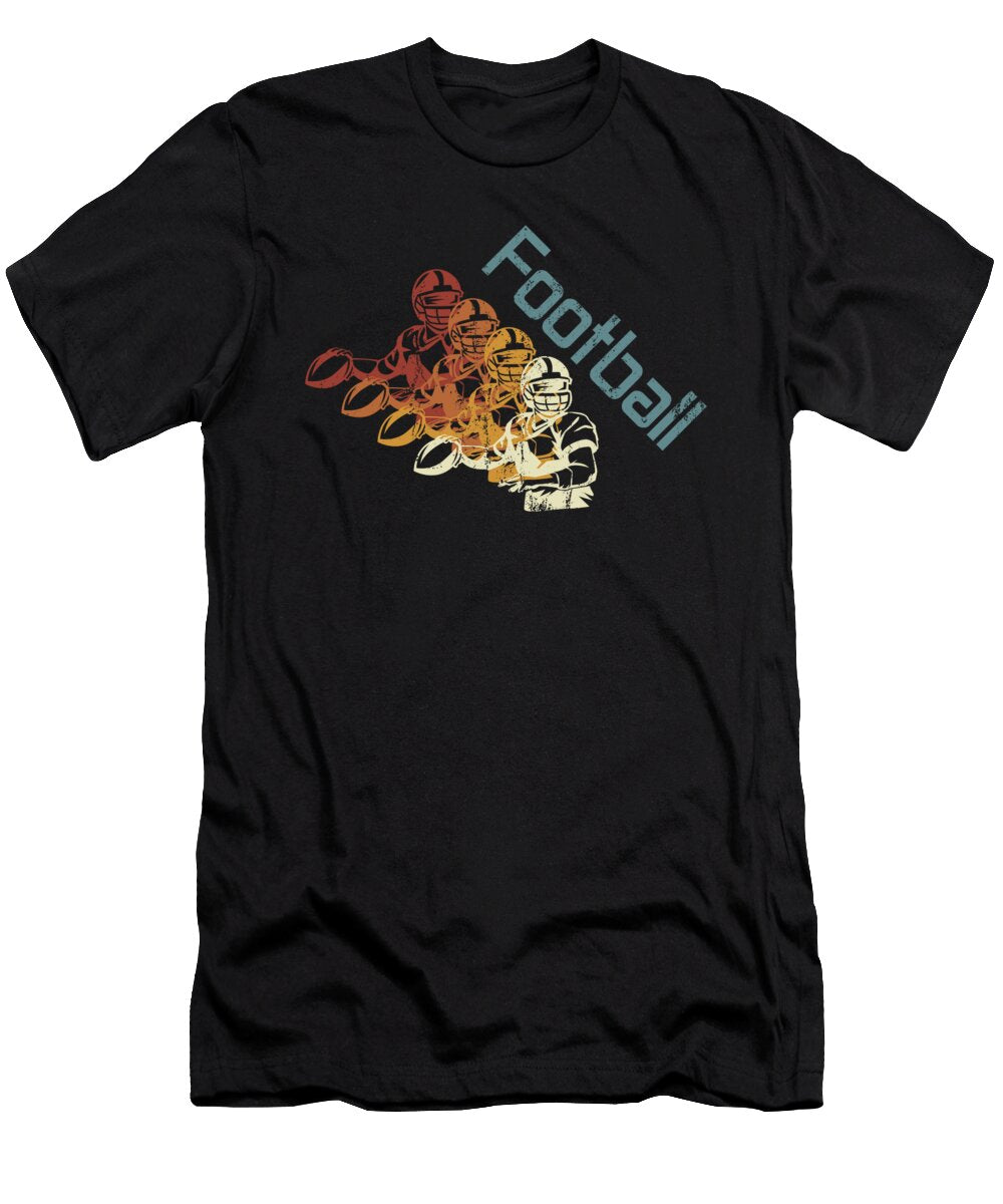 2 Retro Vintage Football Quarterback Greenoptix T-Shirt
