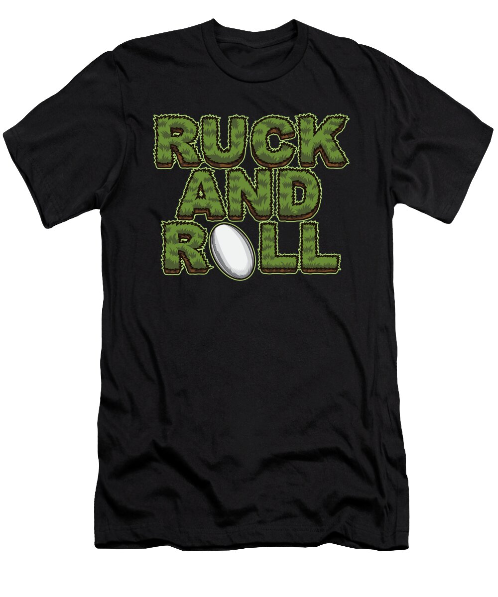 2 Ruck and Roll Rugby Attitude Mister T-Shirt