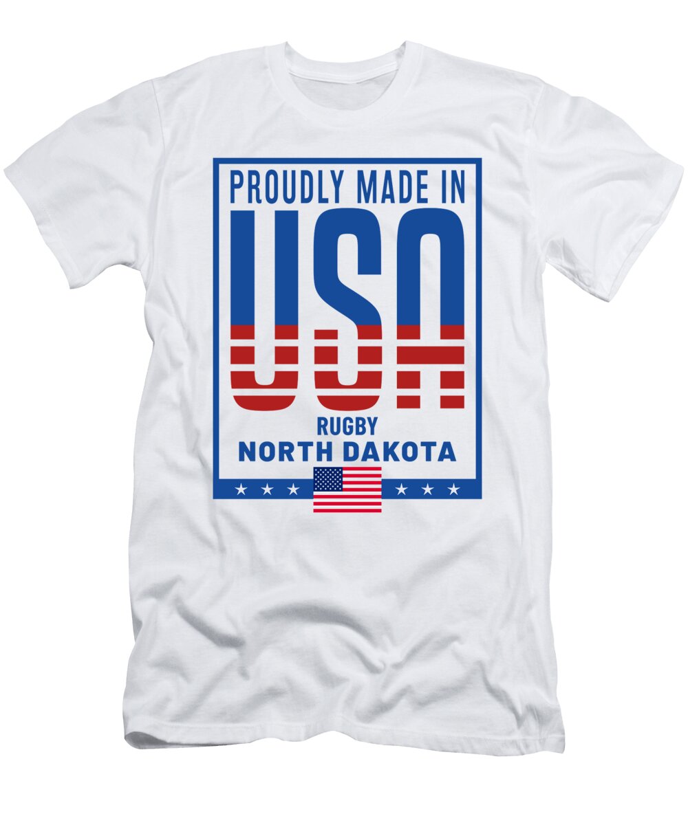 2 Rugby North Dakota Active Artist T-Shirt