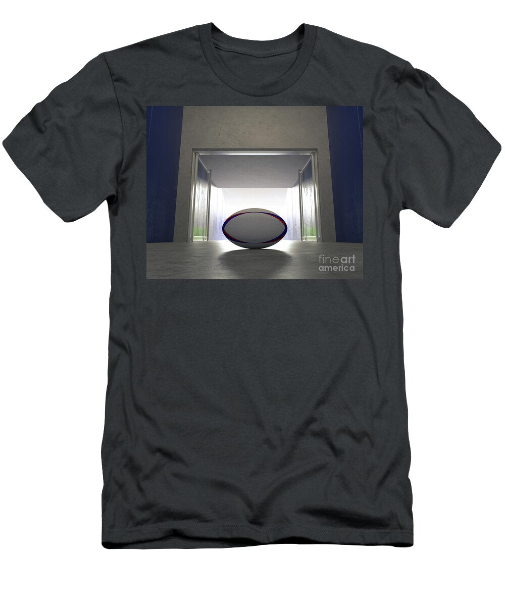 2 Rugby Sports Stadium Tunnel Entrance Allan Swart T-Shirt