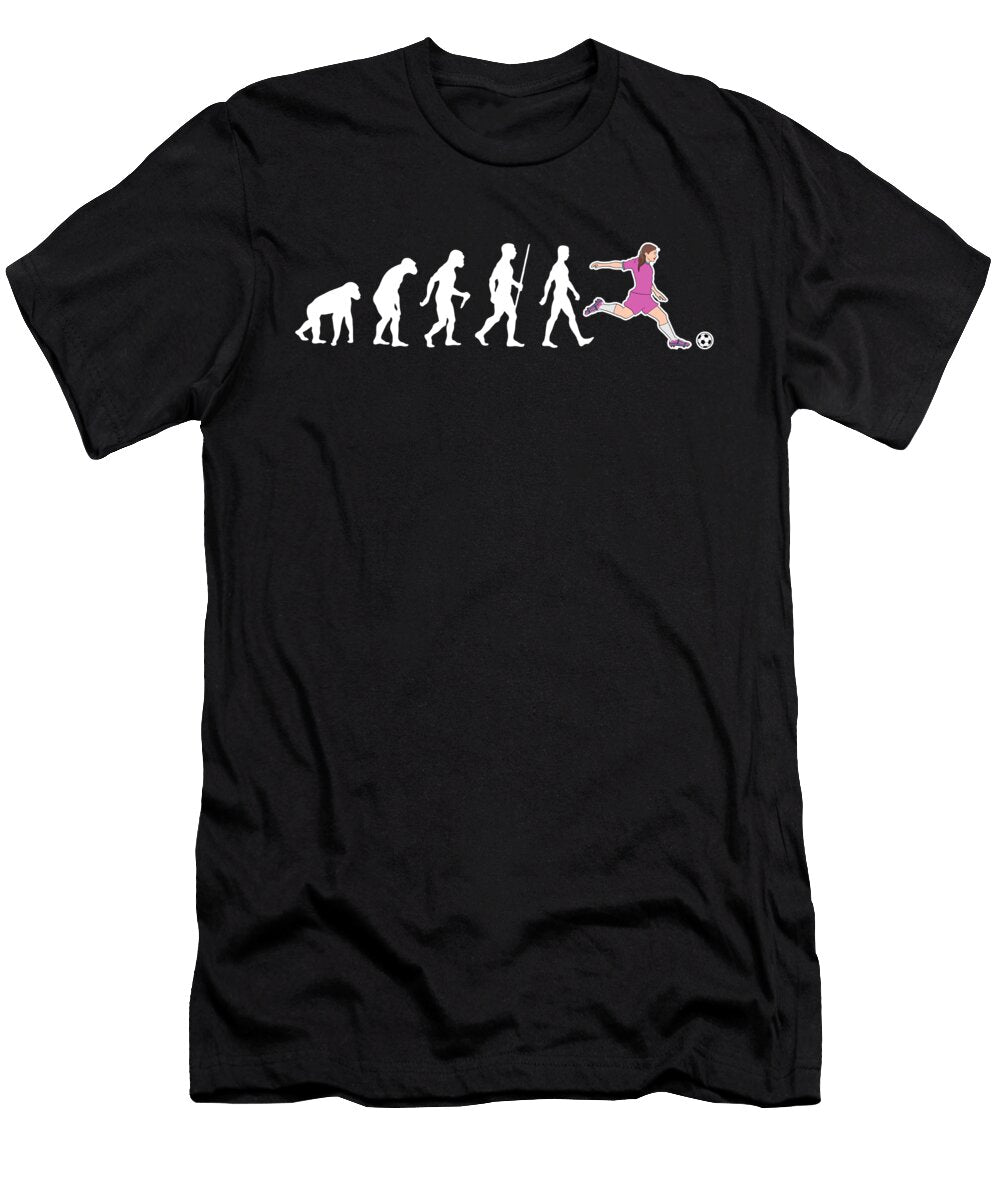 2 Soccer Evolution Team Sport Soccer Player Gift Muc Designs T-Shirt