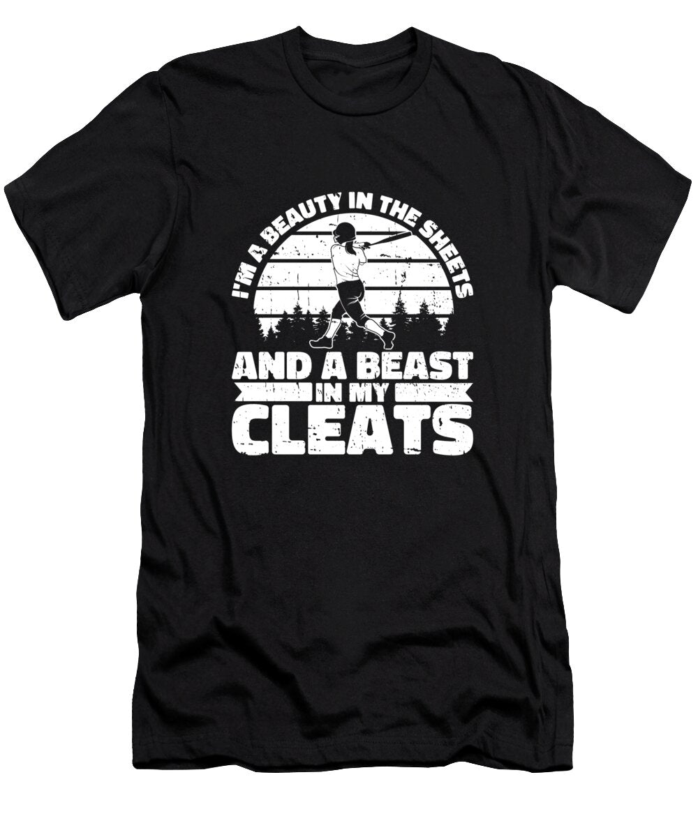 2 Softball Batter Pitcher Catcher Softball Crazy Squirrel T-Shirt