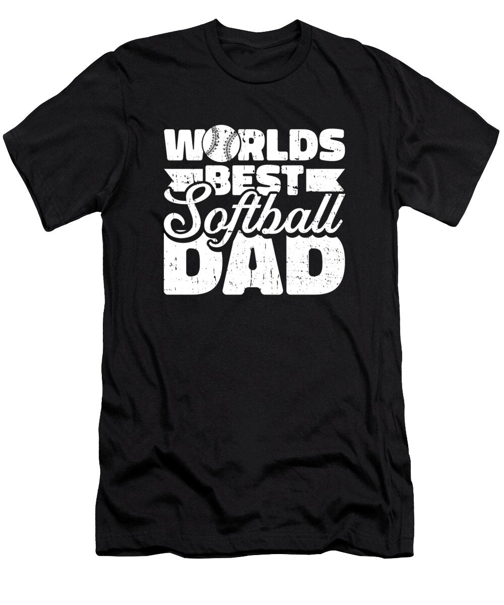 2 Softball Dad Crazy Squirrel T-Shirt