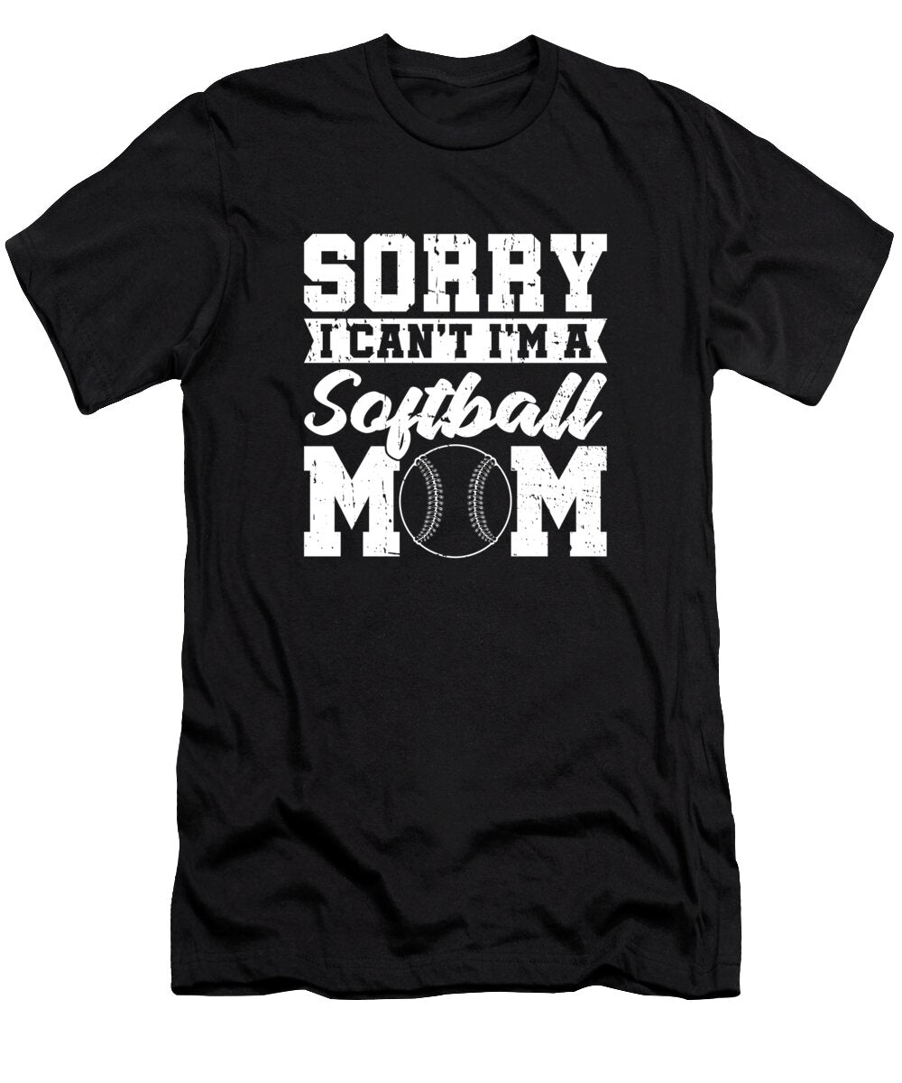 2 Softball Mom Crazy Squirrel T-Shirt