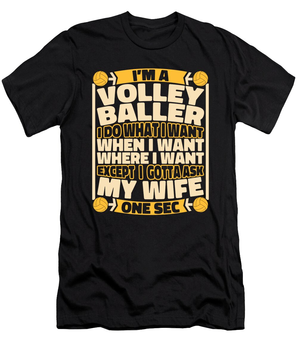 2 Vball Beach Volleyball Crazy Squirrel T-Shirt