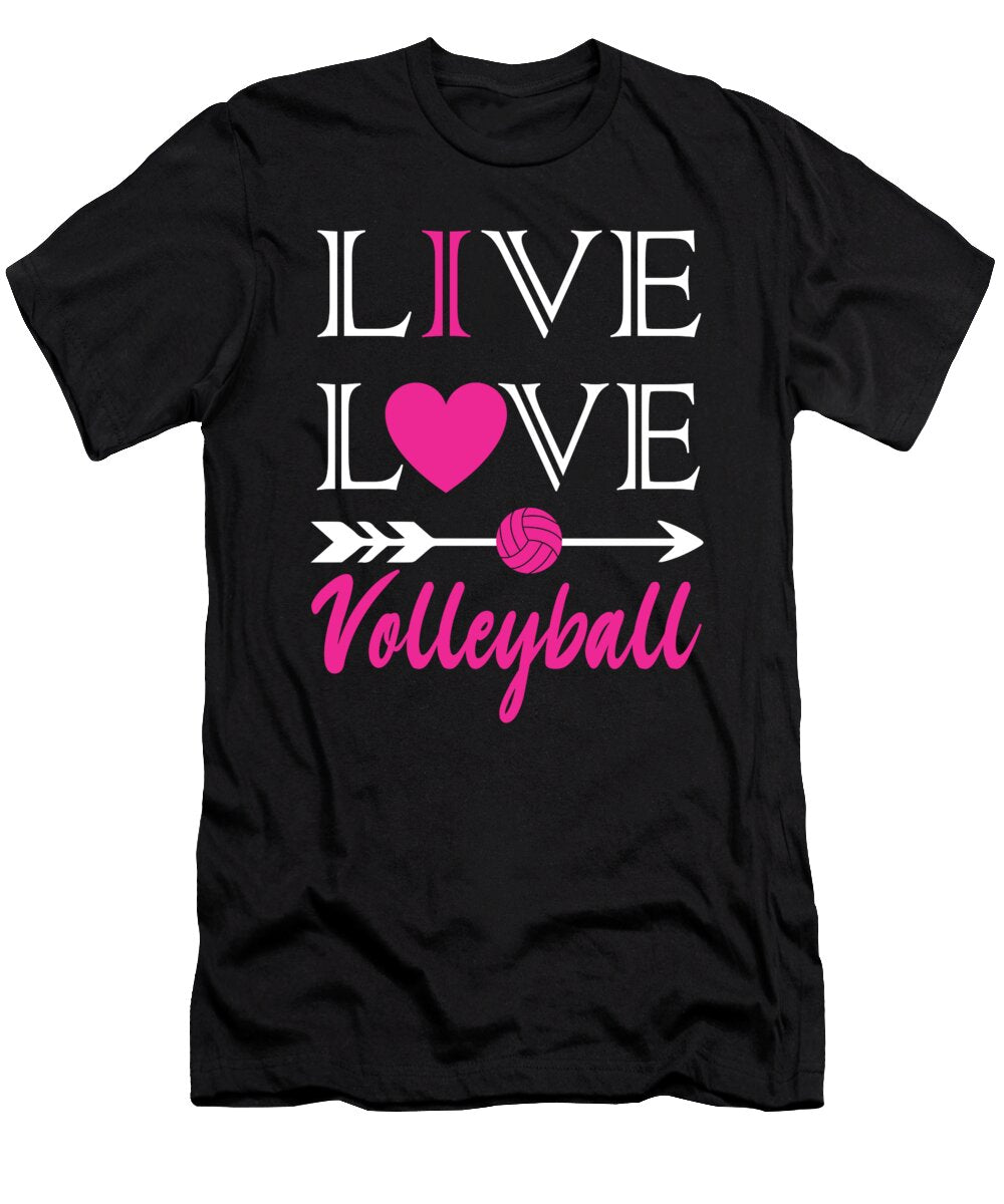 2 Volleyball Lover Gift for Volleyball Player Raphaelartdesign T-Shirt