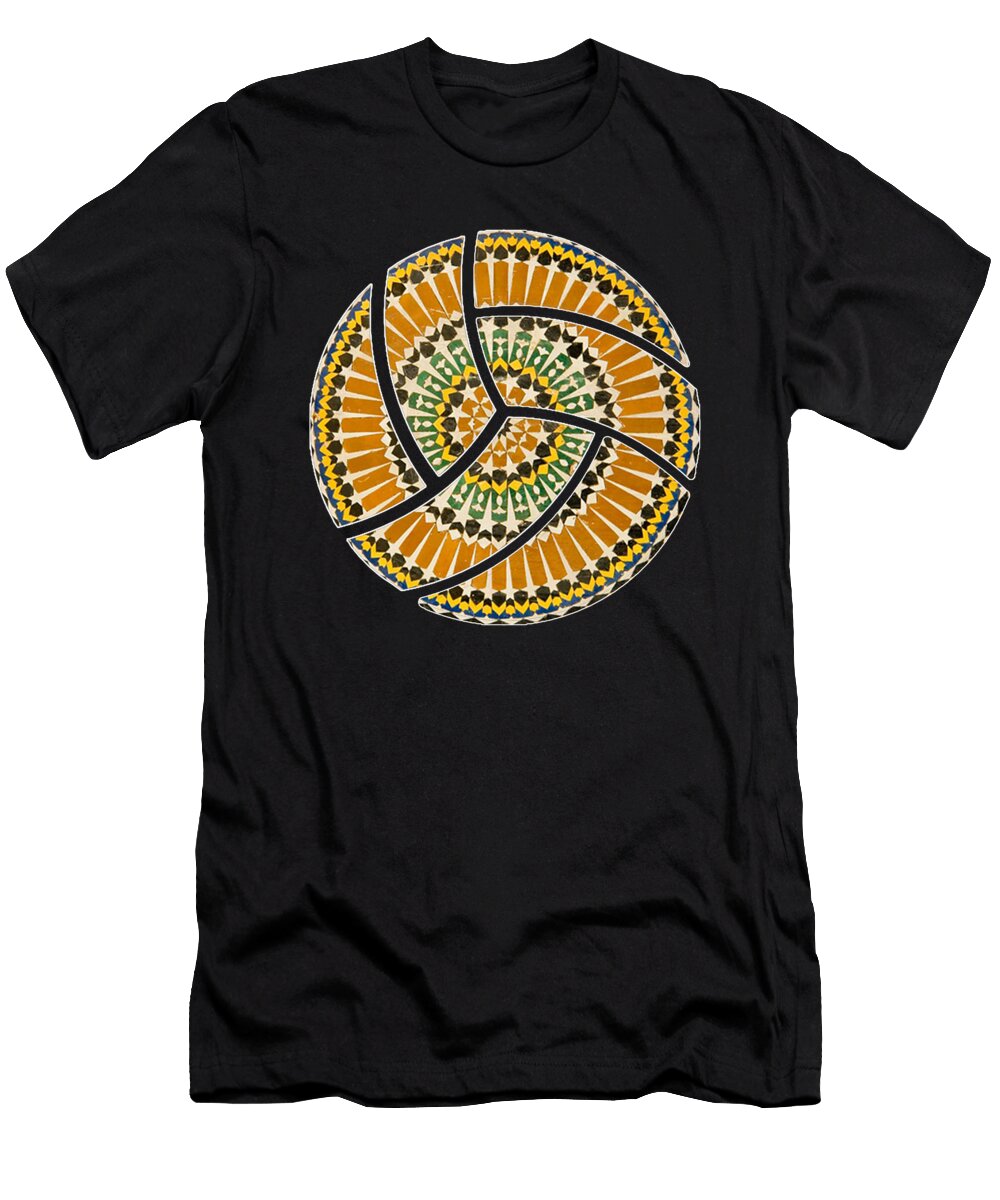 2 Volleyball Mosaic Bruno T-Shirt